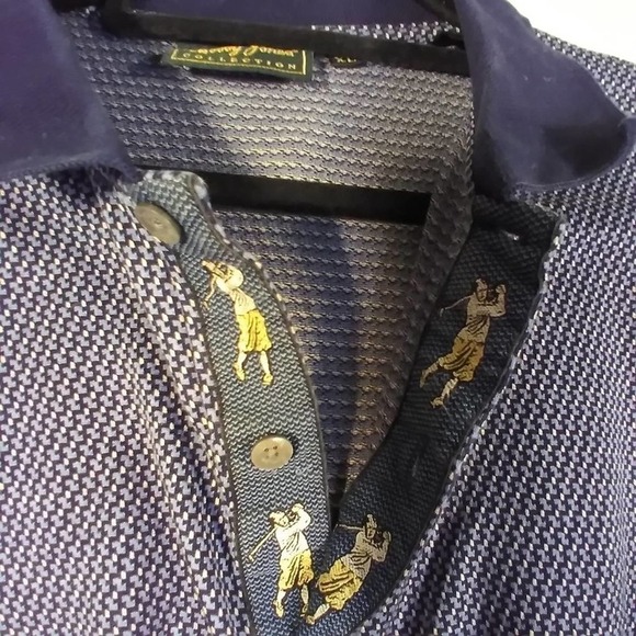 Bobby Jones Printed Golf Polo Shirt XL - Picture 5 of 11